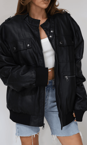Leather Jacket by Luna B Vintage - SHOPLUNAB