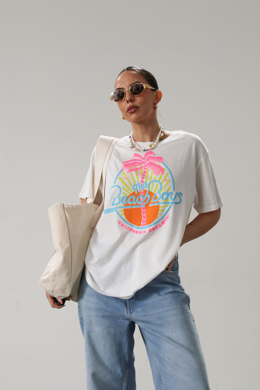 Beach Boys California Dreamin BF Tee by Daydreamer - FINAL SALE
