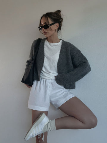 Early Start Crop Cardigan
