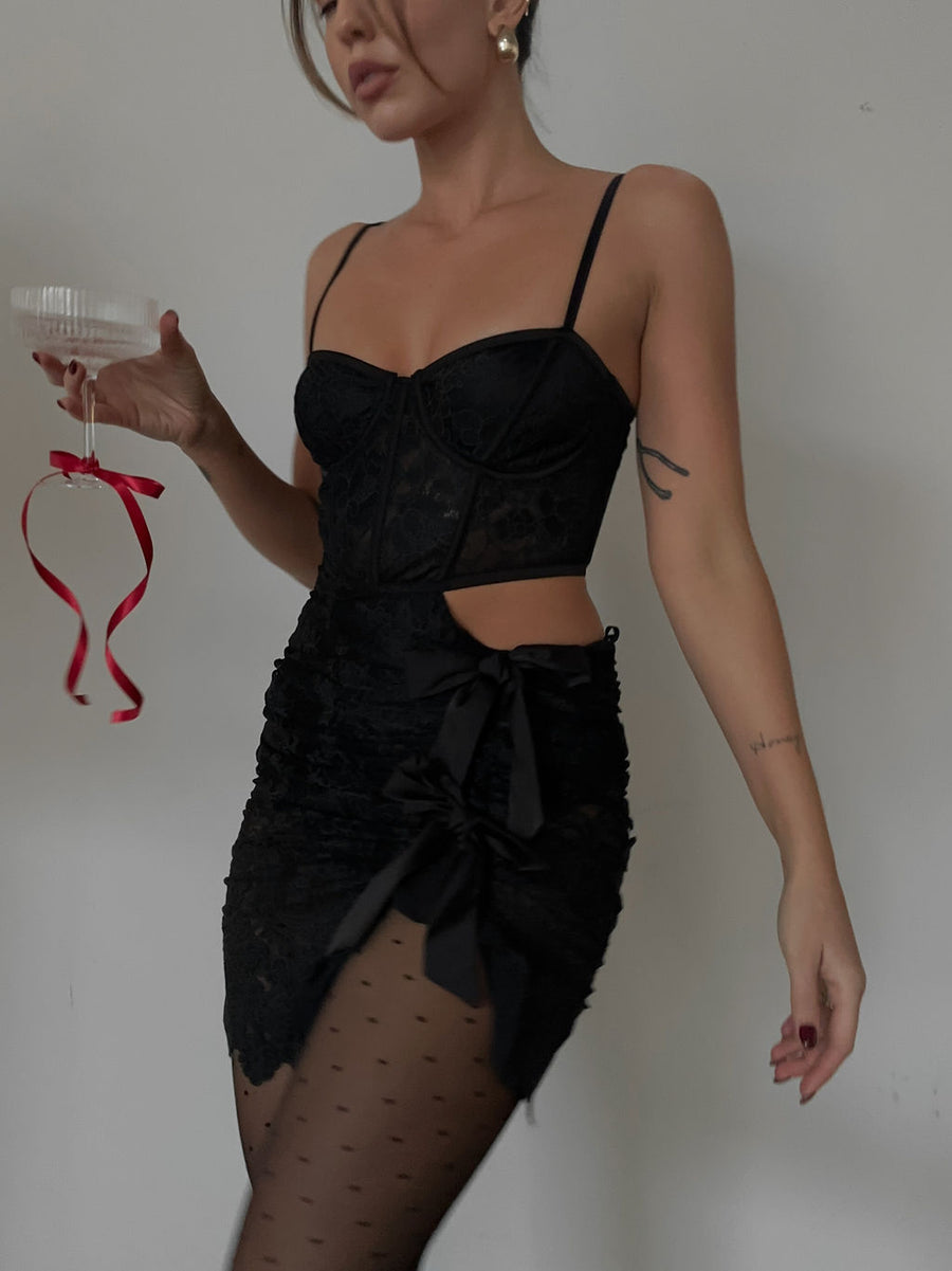 Regina Cut-Out Mini Dress by For Love & Lemons