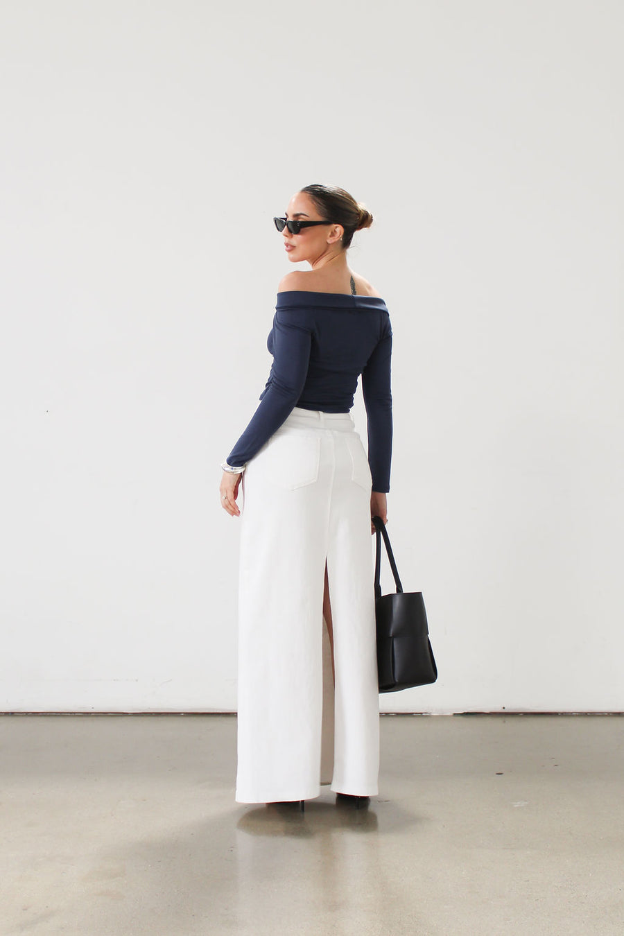 Button Me Up Maxi Skirt