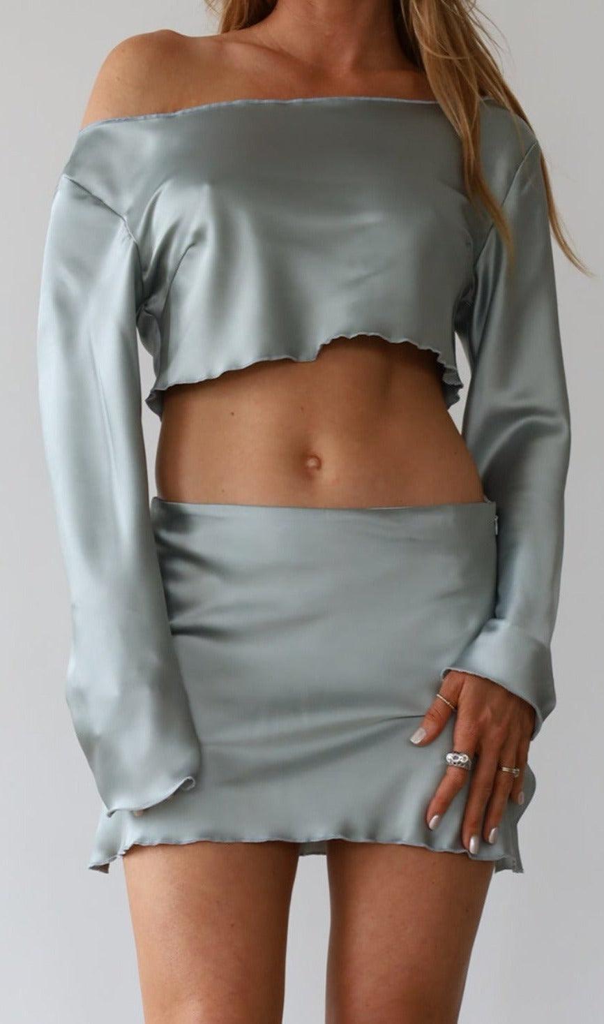 Take Notes Crop Top - SHOPLUNAB