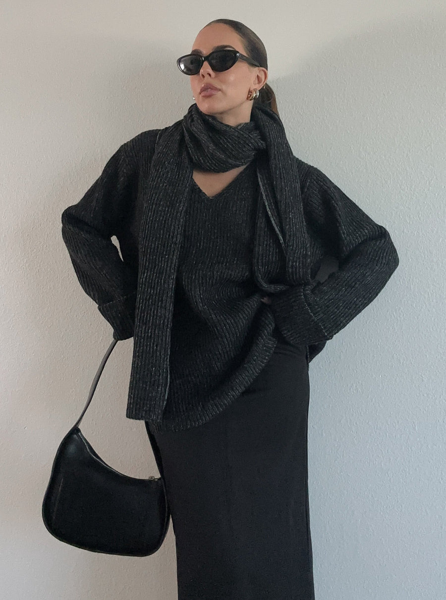 Remy Scarf Knit Jumper by 4th & Reckless