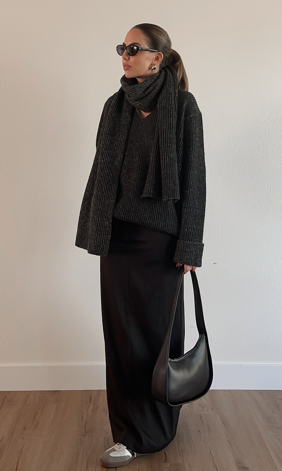 Remy Scarf Knit Jumper by 4th & Reckless