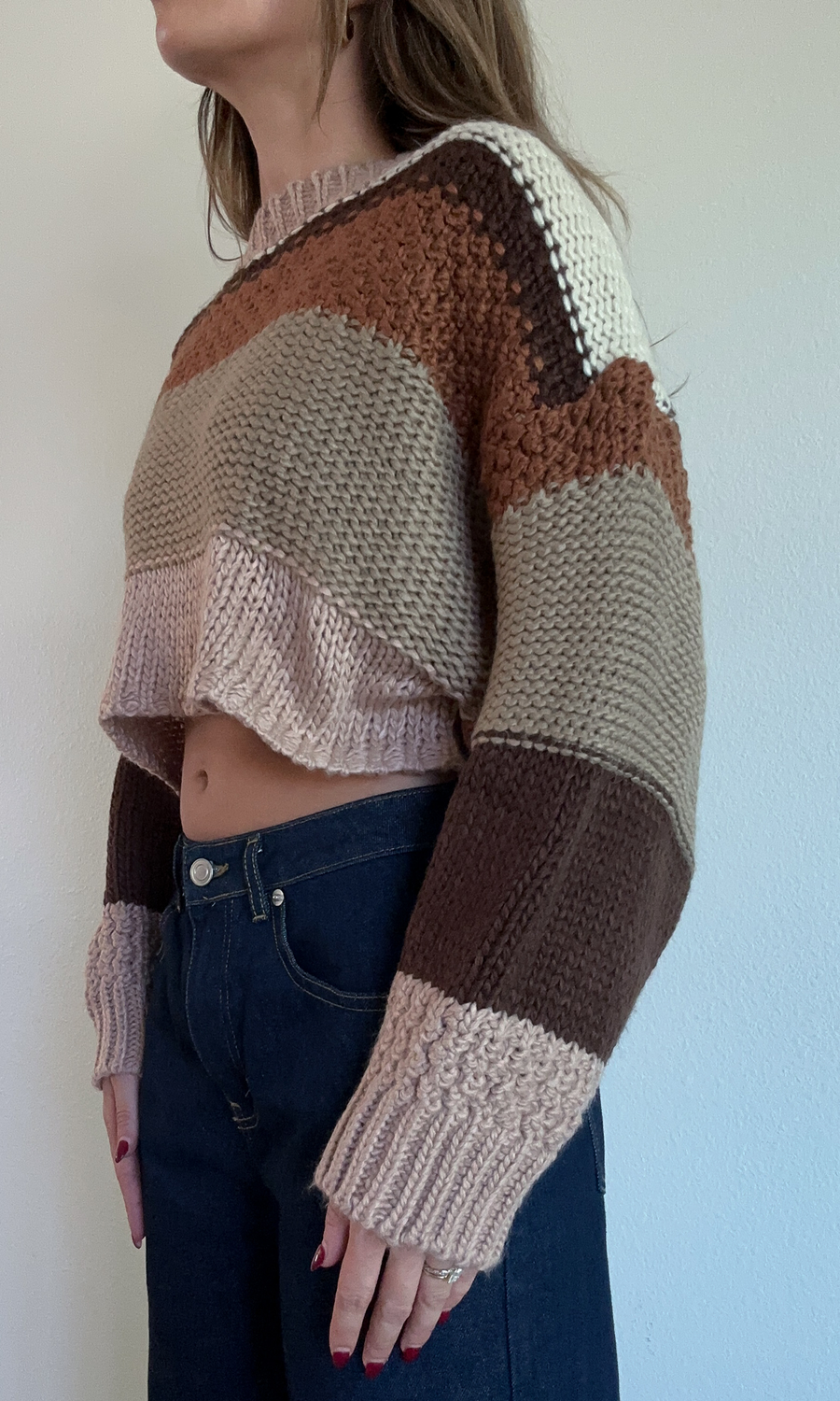 Paradigm Crop Sweater - FINAL SALE