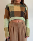 Patchwork Crop Sweater - FINAL SALE