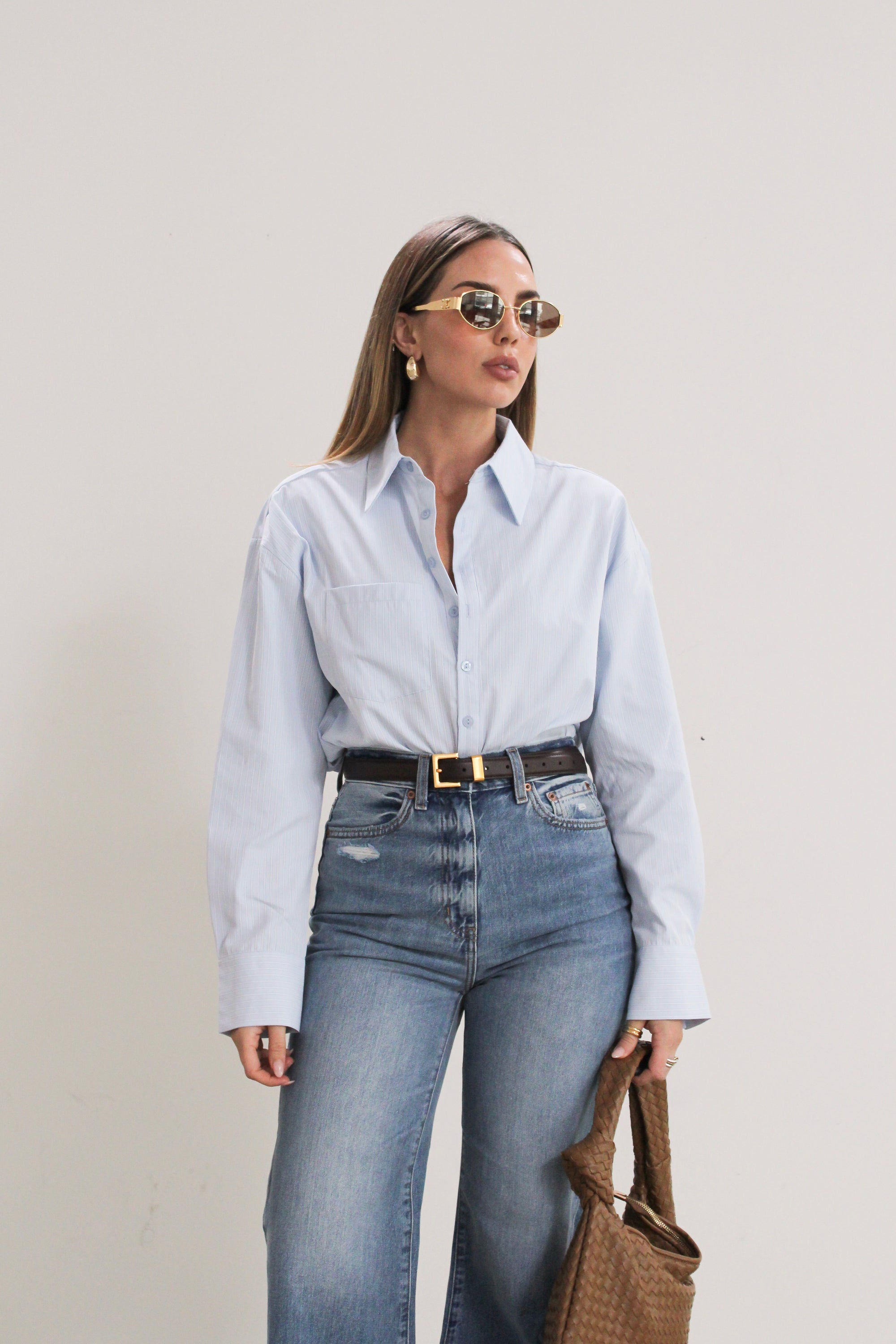 Was His Shirt Button Down Top - FINAL SALE