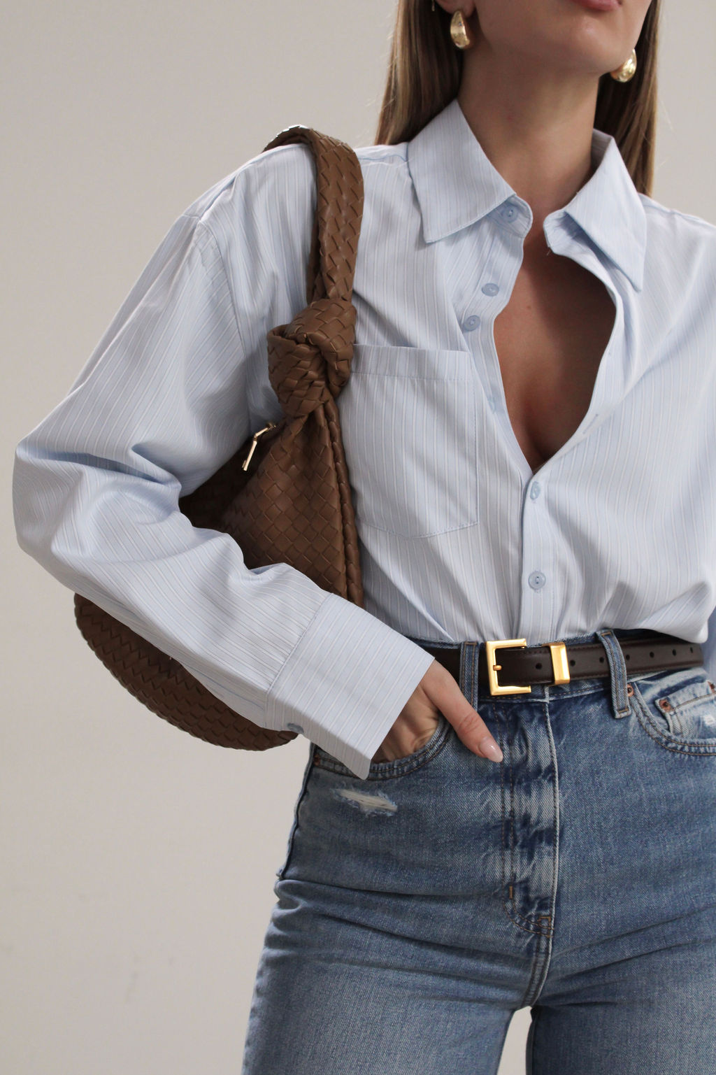 Was His Shirt Button Down Top - FINAL SALE