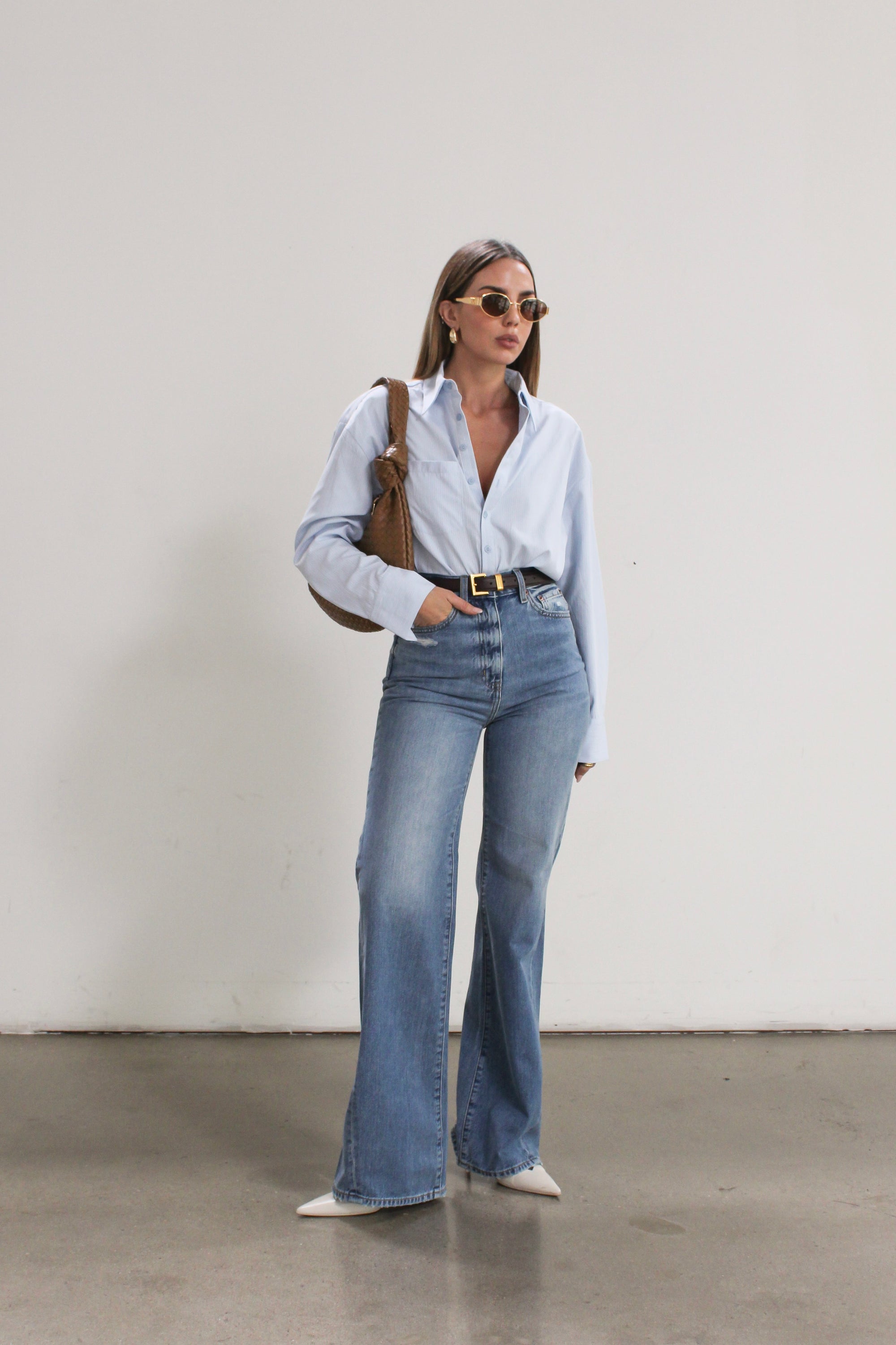 Was His Shirt Button Down Top - FINAL SALE