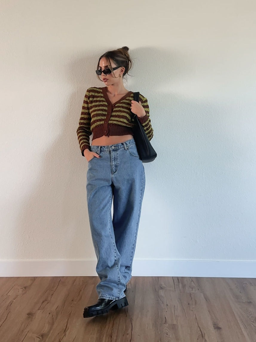 Thrifted Finds Crop Cardigan - FINAL SALE