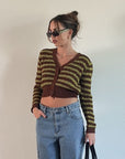 Thrifted Finds Crop Cardigan - FINAL SALE