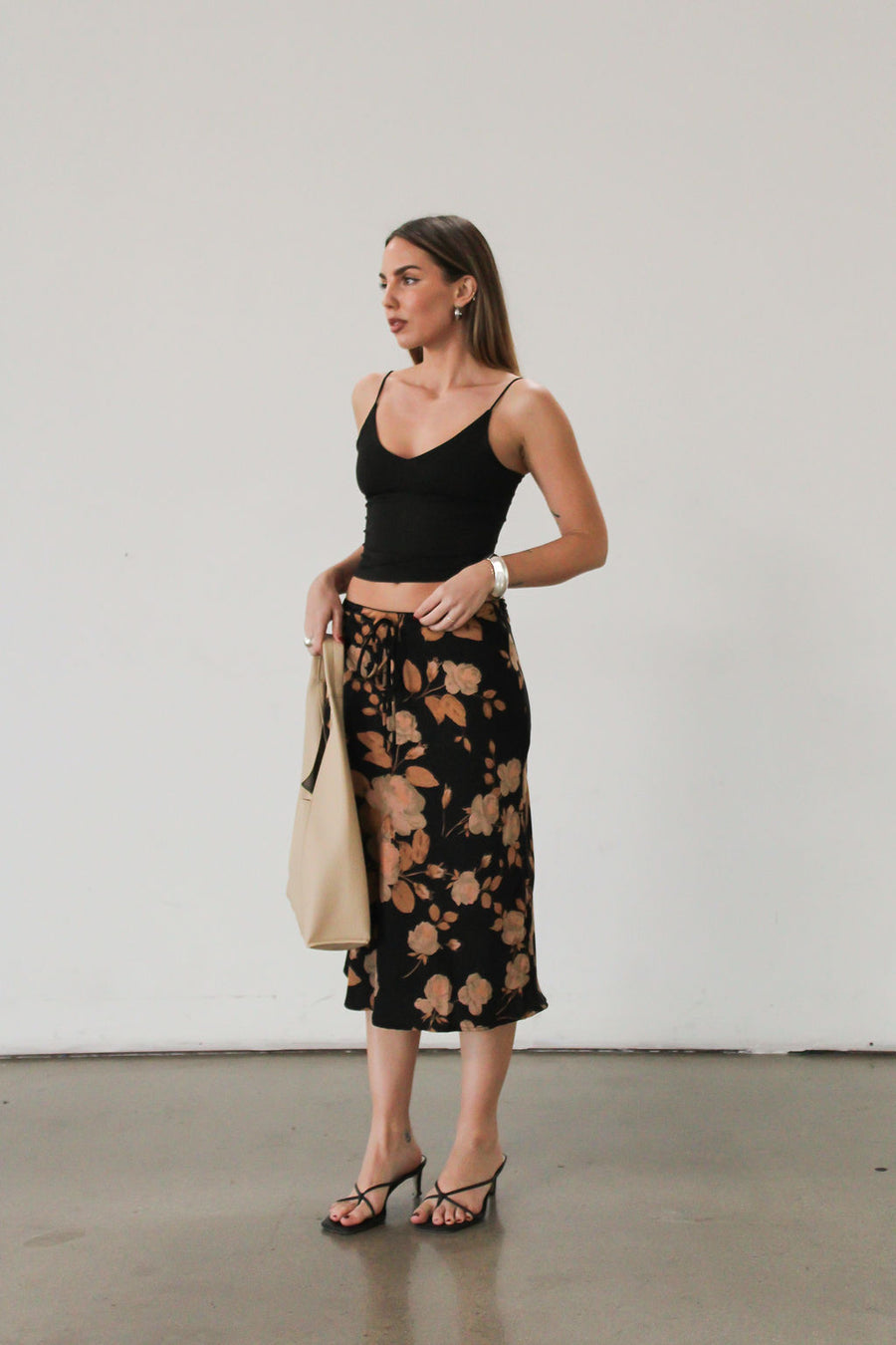 Chasing Flowers Midi Skirt