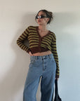 Thrifted Finds Crop Cardigan