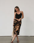 Chasing Flowers Midi Skirt - FINAL SALE