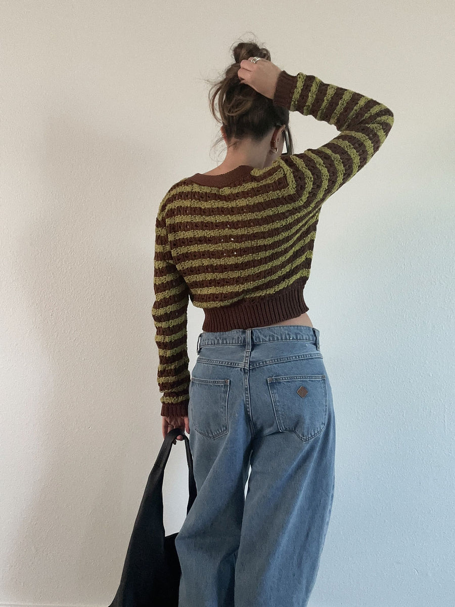 Thrifted Finds Crop Cardigan - FINAL SALE