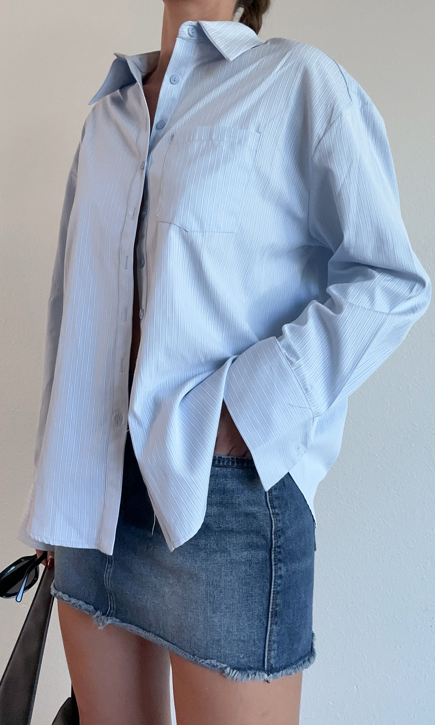 Was His Shirt Button Down Top - FINAL SALE