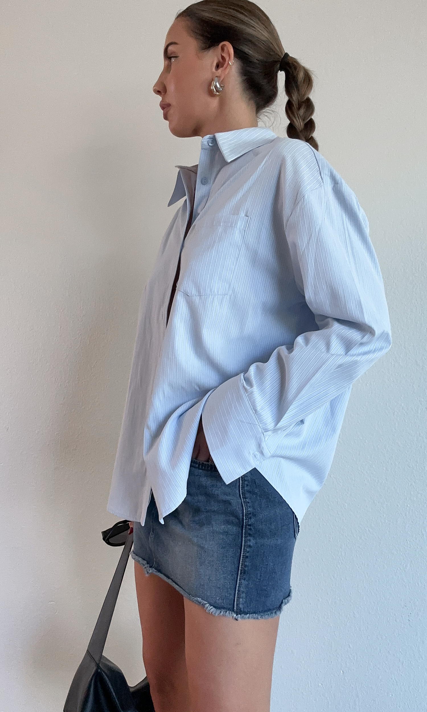 Was His Shirt Button Down Top - FINAL SALE