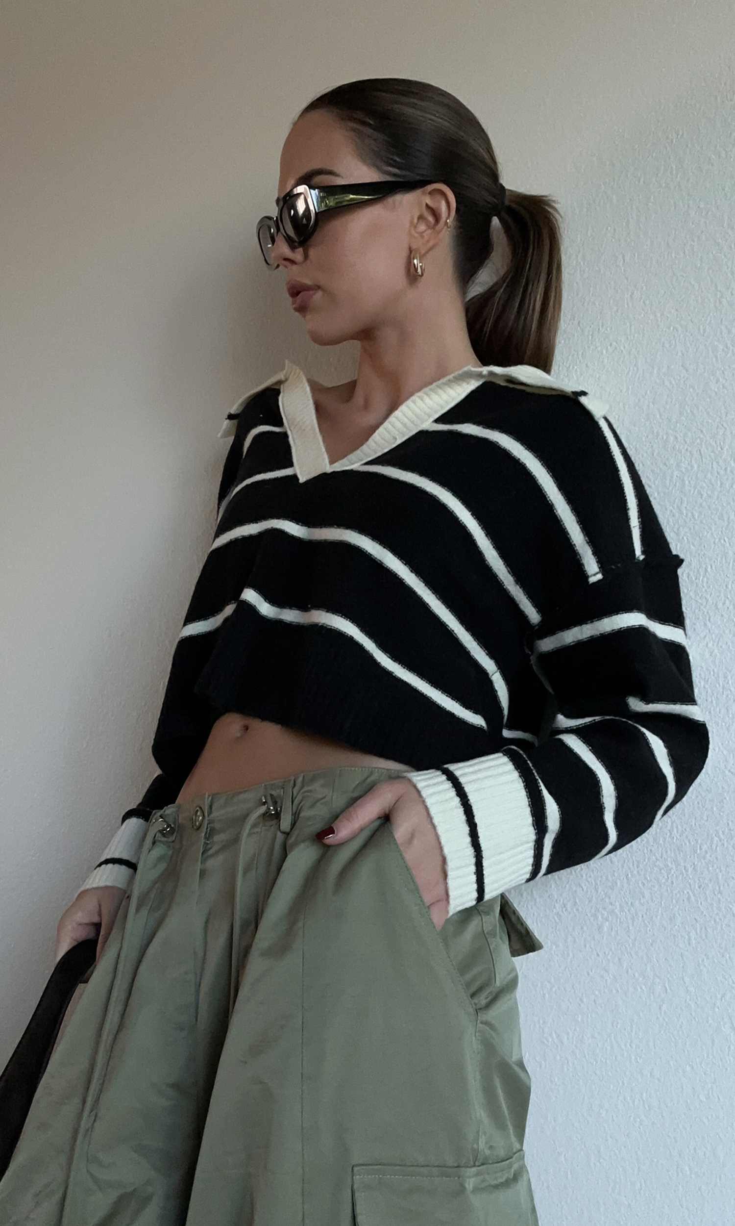 Show Them Off Crop Sweater - FINAL SALE