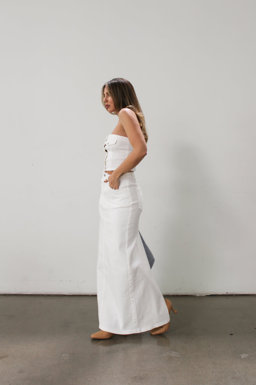 Button Me Up Maxi Skirt - FINAL SALE