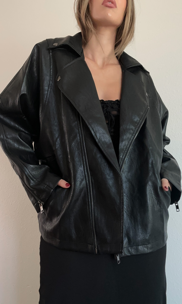 Hard Edge Leather Jacket