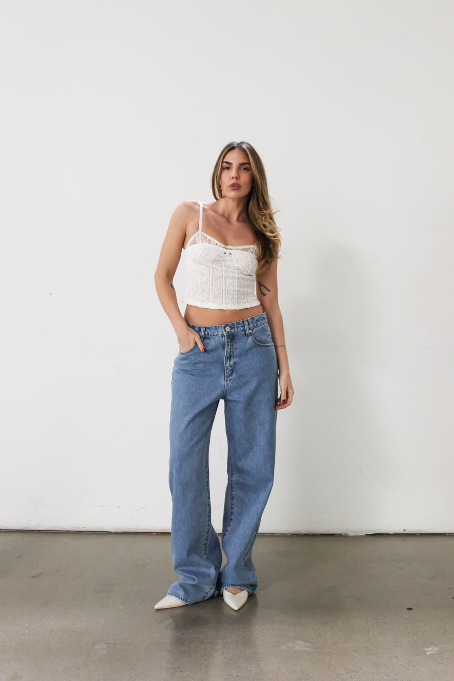 Sleep In Crop Top - FINAL SALE