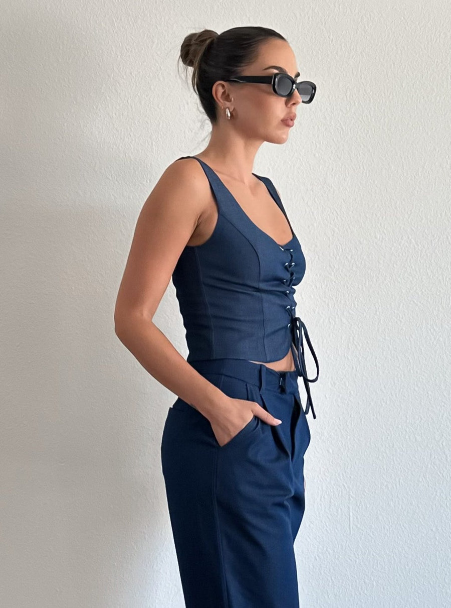 Up Late Bustier Top - FINAL SALE