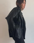 Hard Edge Leather Jacket