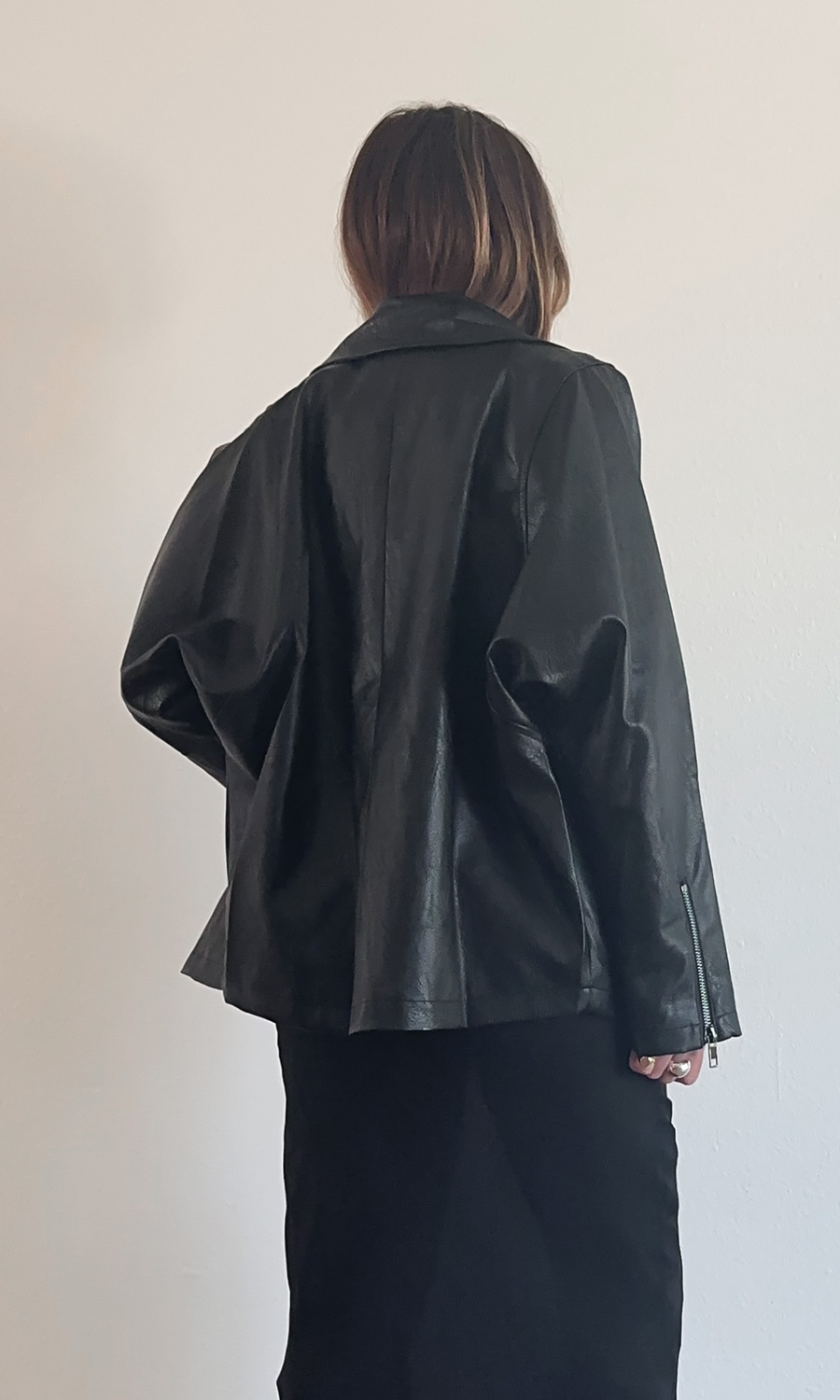 Hard Edge Leather Jacket