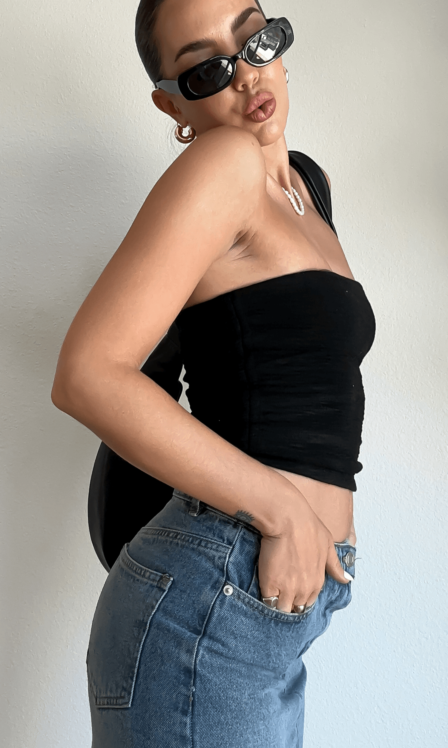 Flirt Alert Tube Top - SHOPLUNAB