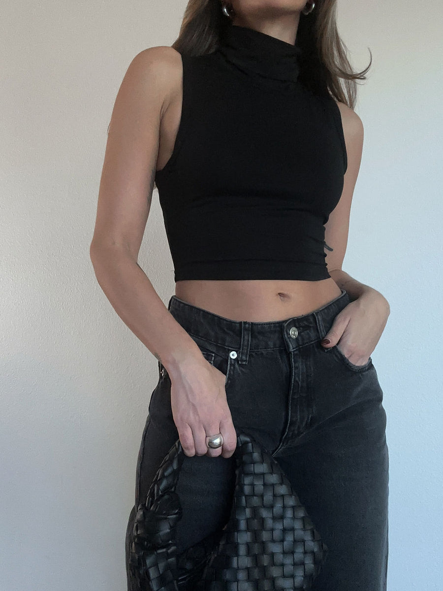 Coming Up Blank Crop Top - FINAL SALE