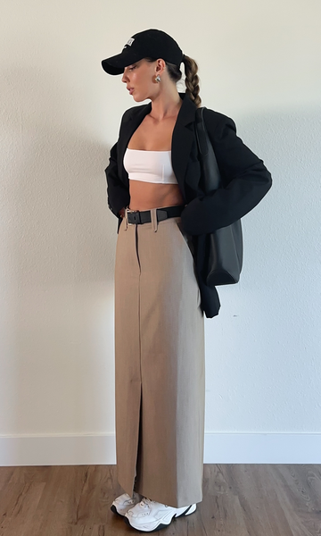 Strictly Business Maxi Skirt