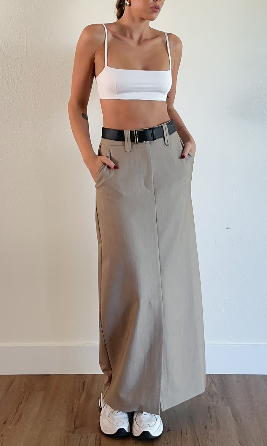 Strictly Business Maxi Skirt