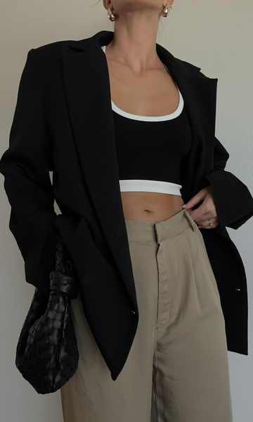 Night In Crop Top