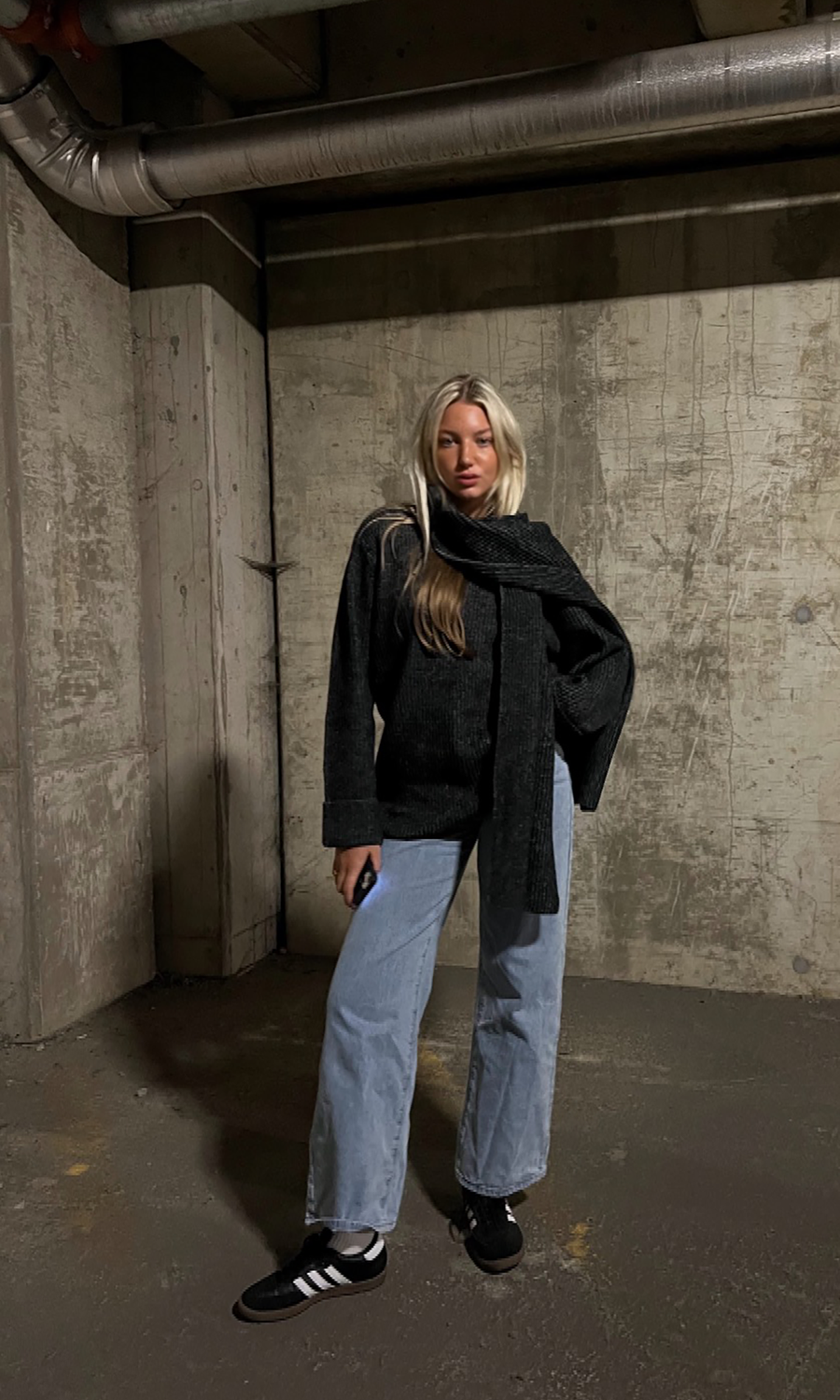Remy Scarf Knit Jumper by 4th & Reckless