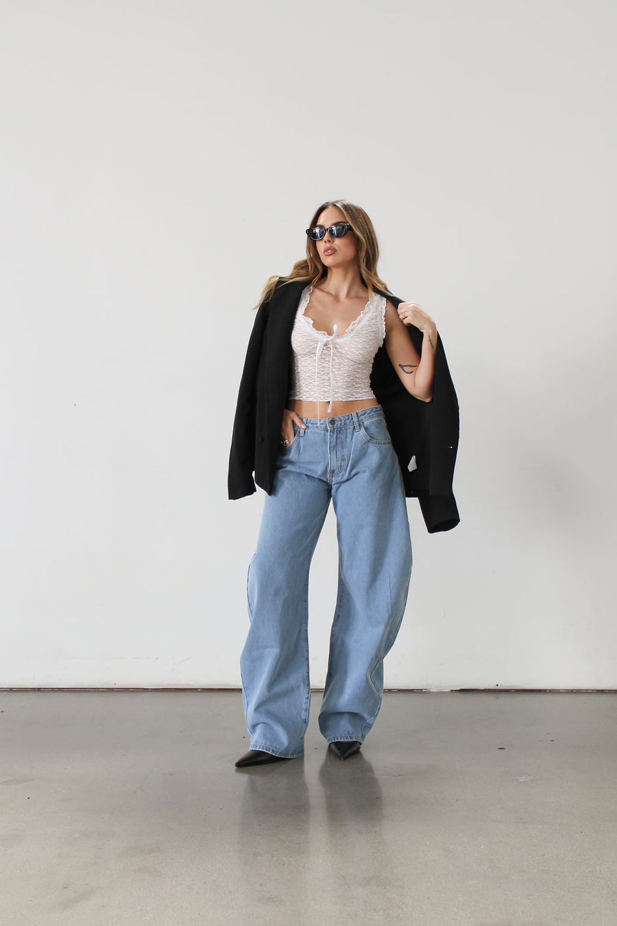 Ruffled Edges Crop Top - FINAL SALE