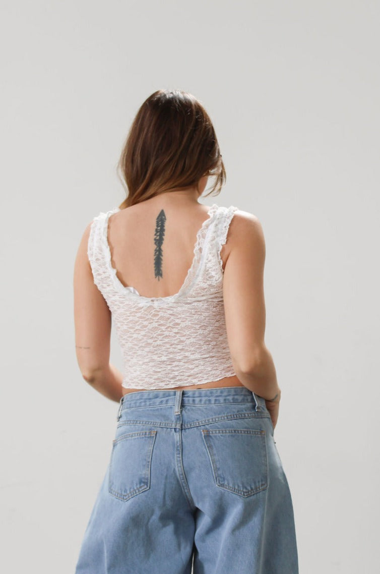 Ruffled Edges Crop Top - FINAL SALE