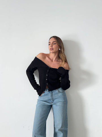 Exposed Crop Sweater - FINAL SALE