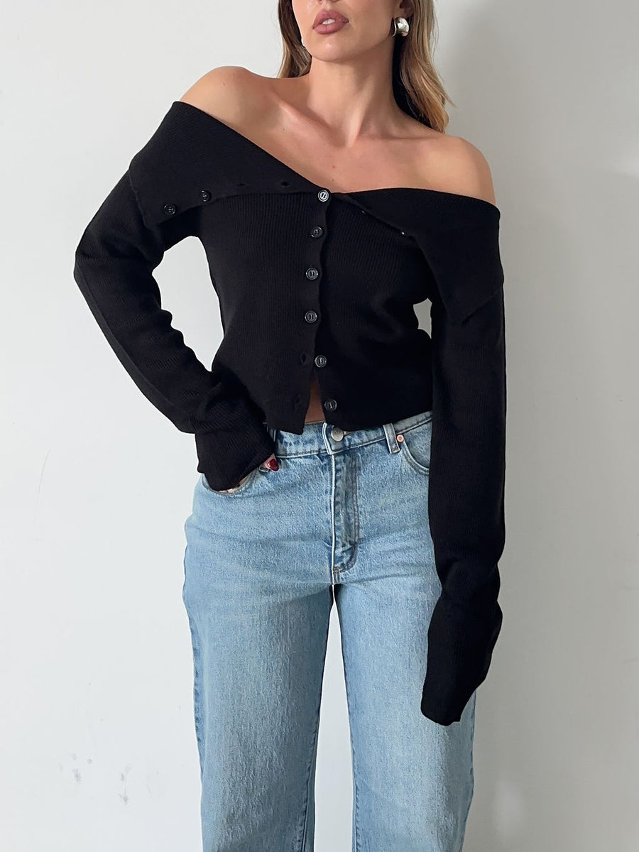 Exposed Crop Sweater - FINAL SALE