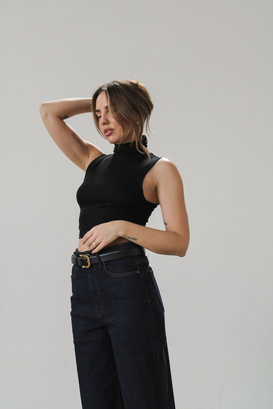 Coming Up Blank Crop Top - FINAL SALE