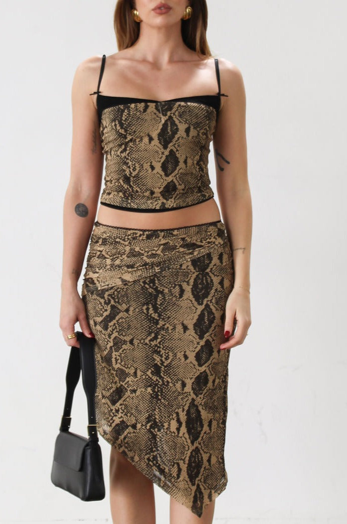 Slither Crop Top - FINAL SALE
