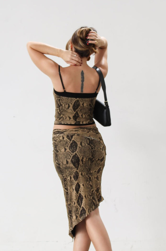 Slither Crop Top - FINAL SALE