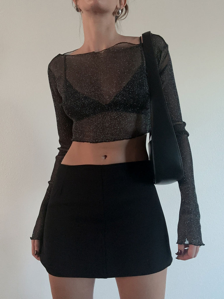 Night Out Crop Top - FINAL SALE