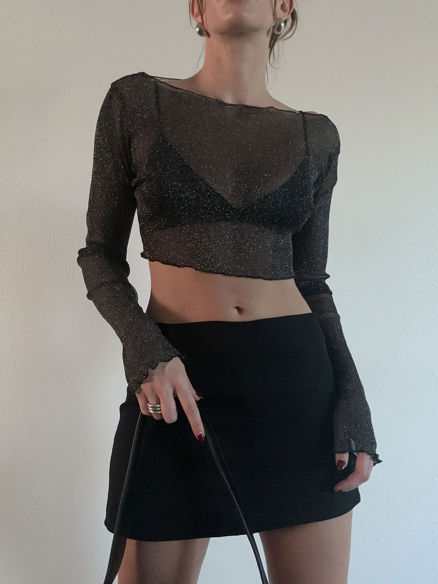 Night Out Crop Top - FINAL SALE