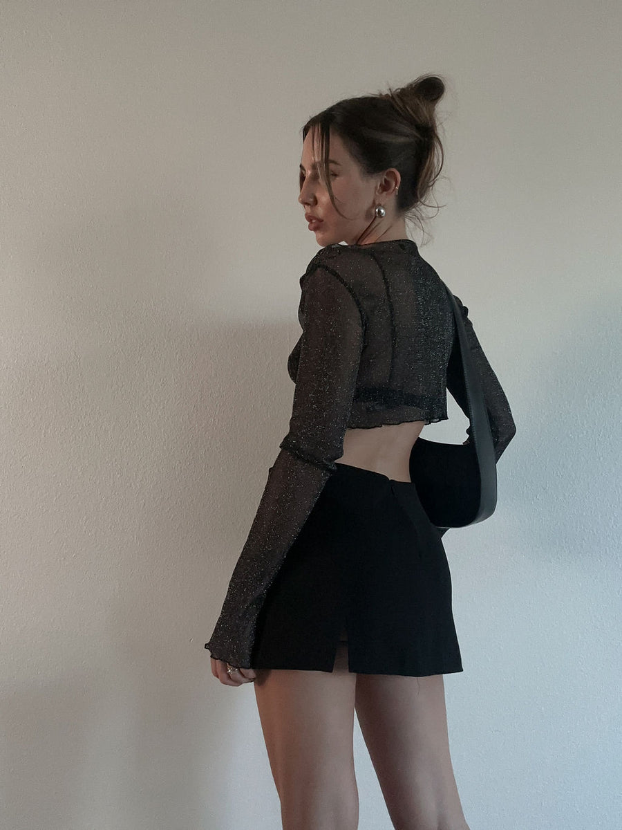 Night Out Crop Top - FINAL SALE