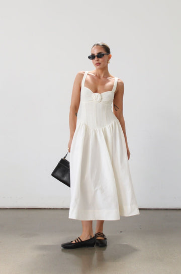 Billie Pointelle Midi Dress by For Love & Lemons - FINAL SALE