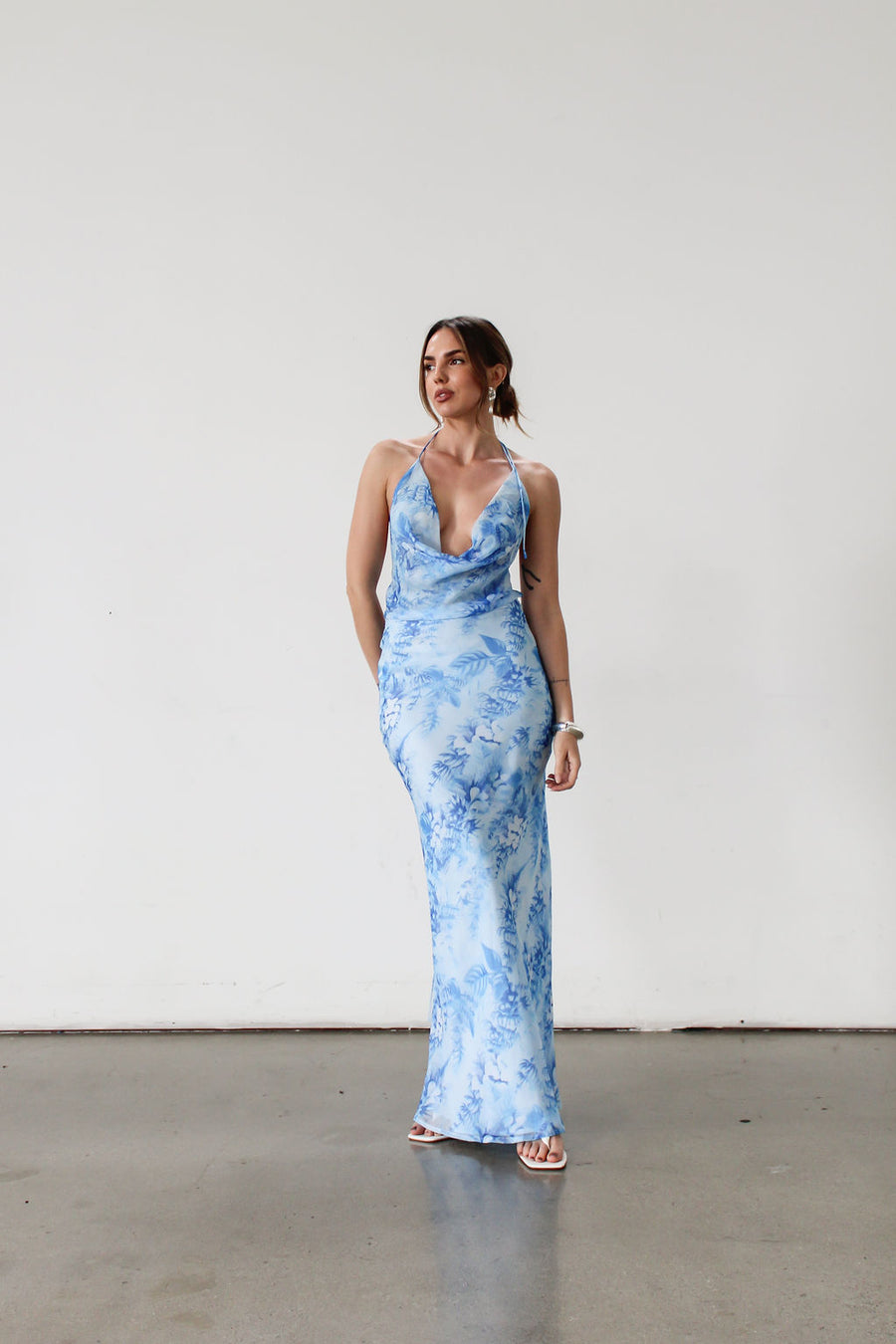 Ocean Waves Maxi Dress