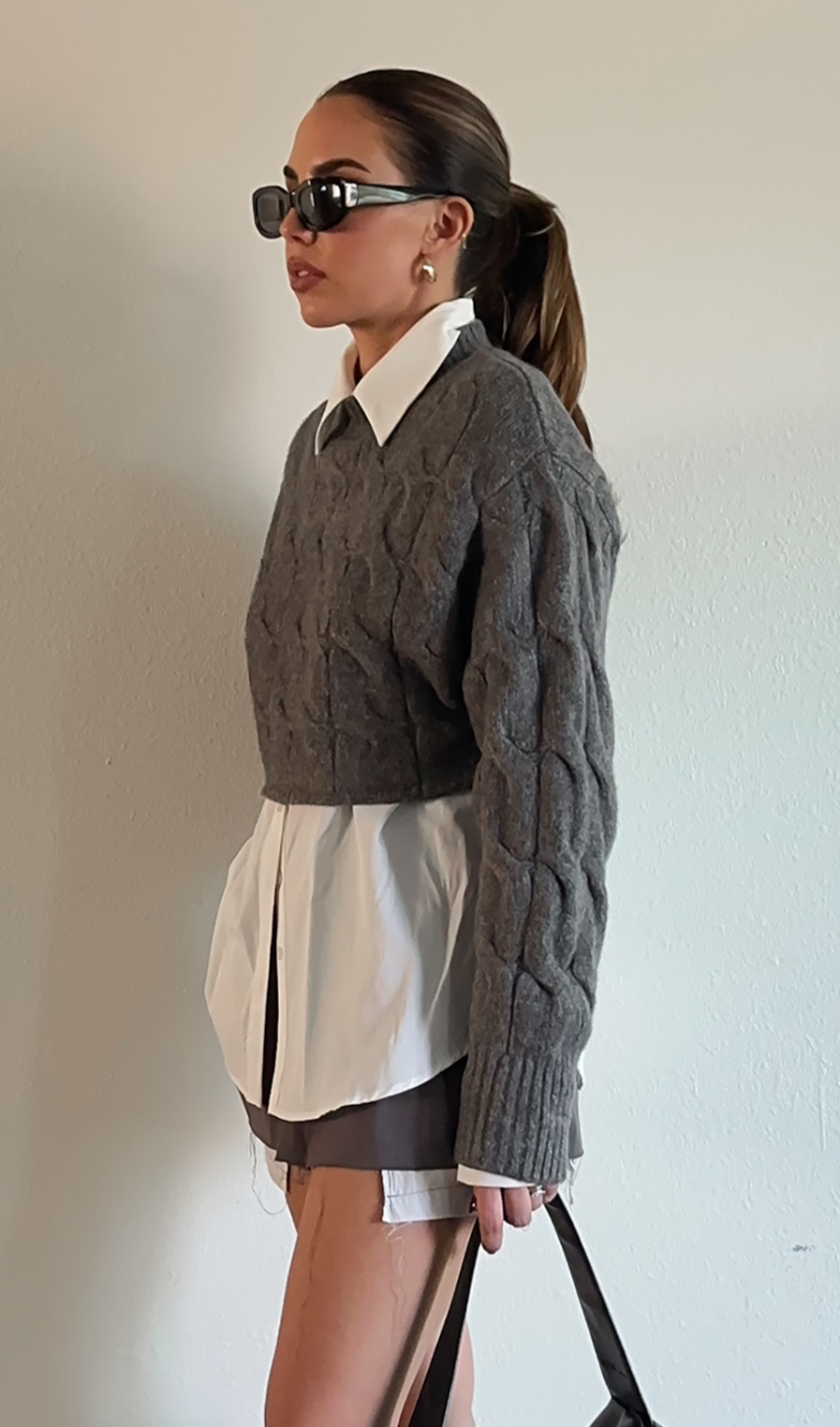 Boardroom Crop Sweater