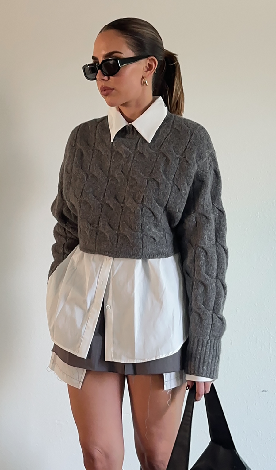 Boardroom Crop Sweater