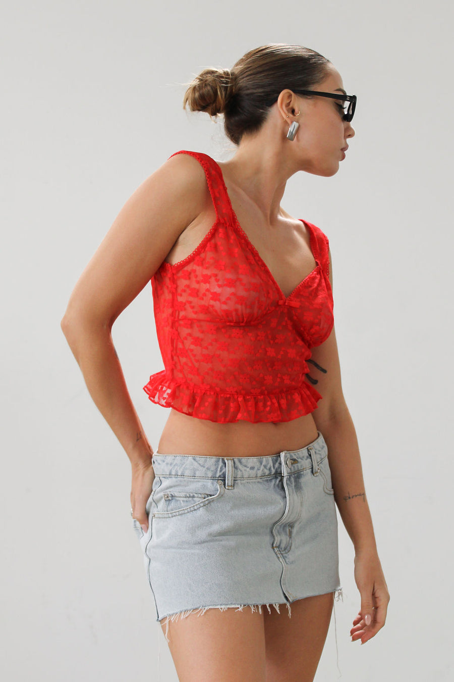 Heart Eyes Crop Top - FINAL SALE