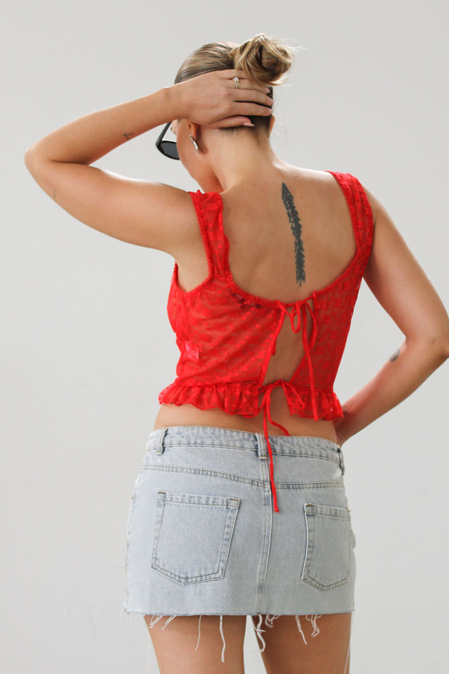 Heart Eyes Crop Top - FINAL SALE